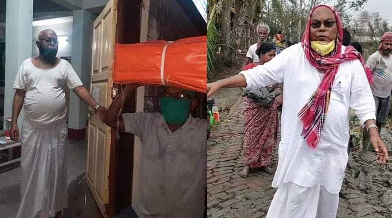 এবারেও ঝড়ের আগেই এলেন কান্তি, ফের দুর্যোগে রায়দিঘির মানুষের পাশে সিপিএম নেতা
