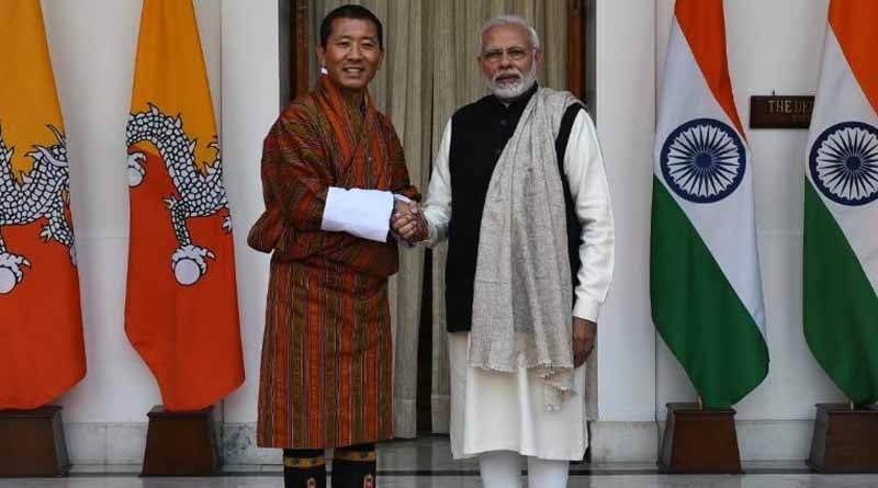 PM Modi conveyed his sincere thanks to the people and the government of Bhutan for their good wishes and support । Sangbad Pratidin