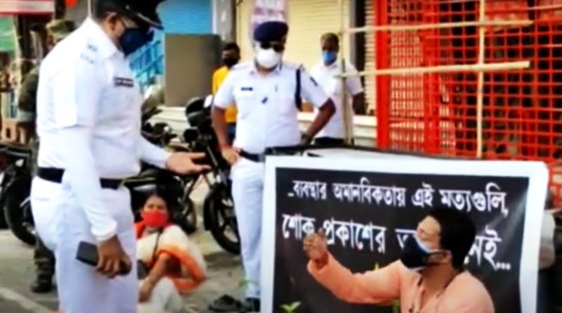 রাজ্যের নয়া বিধিনিষেধ না মেনে ধরনা! আটক শিলিগুড়ির তিন বিজেপি বিধায়ক