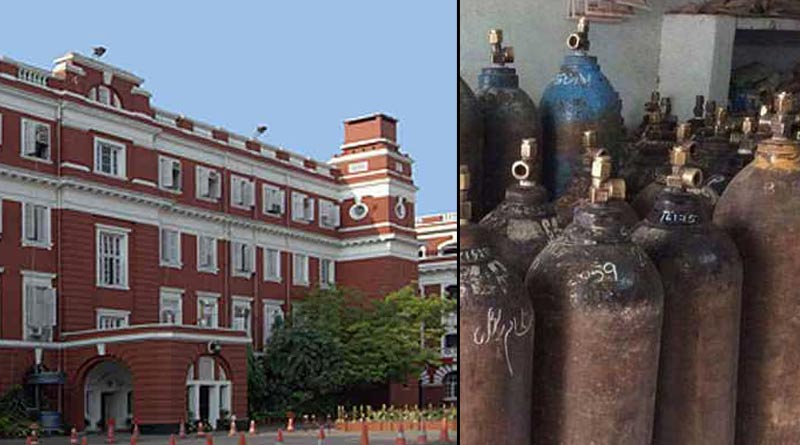 Lalbazar sent oxygen cylinders to Remedy Hospital | Sangbad Pratidin