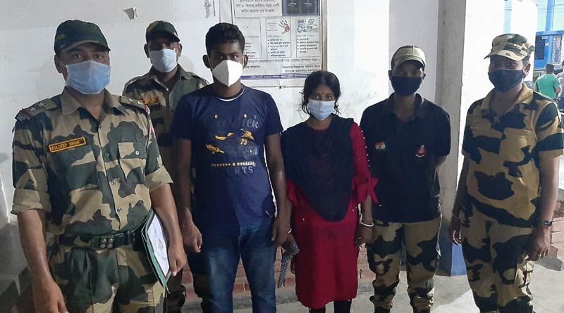 কাঁটাতারে আটকে ঘর বাঁধার স্বপ্ন, পদ্মাপারের প্রেমিকাকে বিয়ে করে ফেরার পথে গ্রেপ্তার দম্পতি