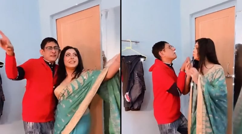 Old video of Kanchan Mullick and Sreemoyee Chattoraj dancing with Tumpa song goes viral | Sangbad Praidin
