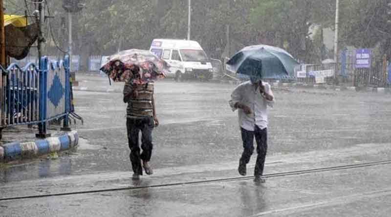 Weather Report in West Bengal: Rain and light strorm in Kolkata and adjacent areas started in the morning | Sangbad Pratidin