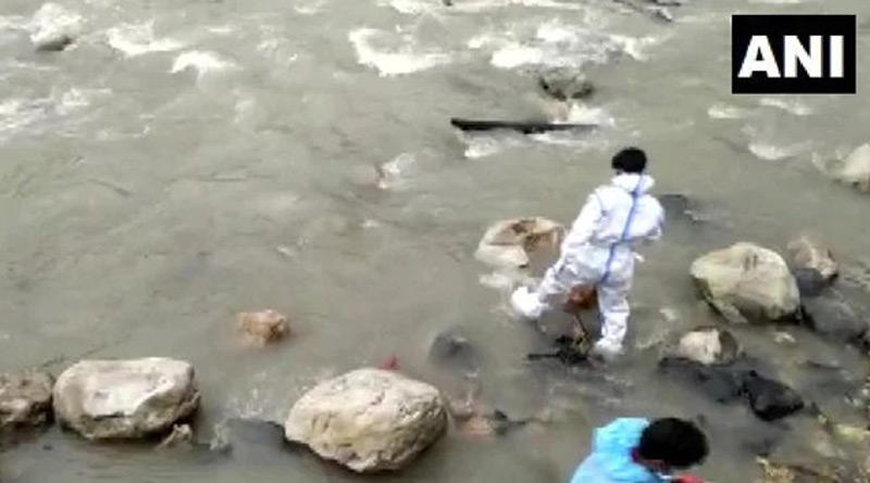 নদীতে ভাসমান করোনার মৃতদেহ ছিঁড়ে খাচ্ছে কুকুরেরা! এলাকায় ছড়াল চাঞ্চল্য