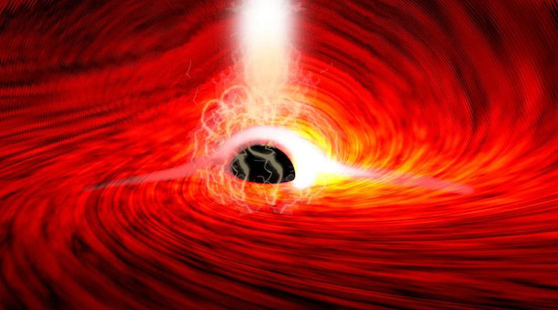 Astronomers have detected light from behind a supermassive black hole | Sangbad Pratidin