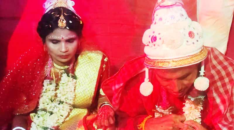 চোখ নয়, মনের আলোয় পরস্পরের দেখা, সাত পাকে বাঁধা পড়লেন দৃষ্টিহীন যুগল
