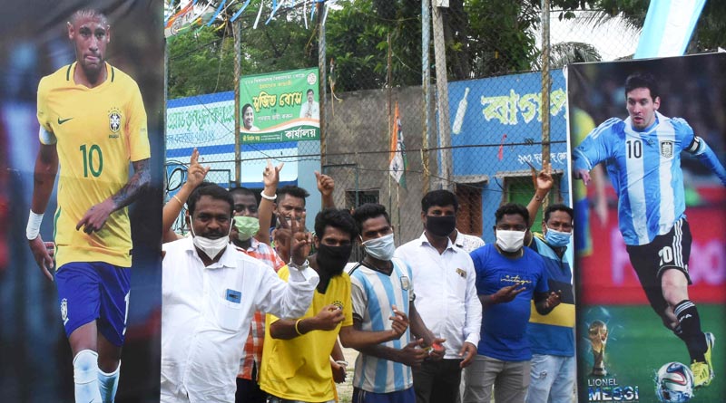 ইউরো-কোপা নিয়ে কাঁপছে কলকাতা, করোনা ভুলে ফুটবলে মেতে শহরবাসী, দেখুন অ্যালবাম