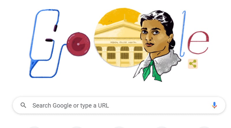 Google pays homage to Kadambini Ganguly in doodle | Sangbad Pratidin