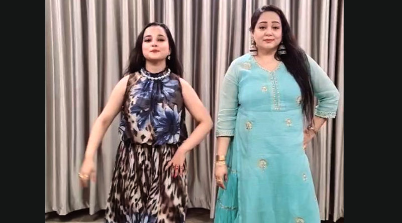 Aparajita Adhya dances in Param Sundari song with Priyanka Bhattacharjee | Sangbad Pratidin