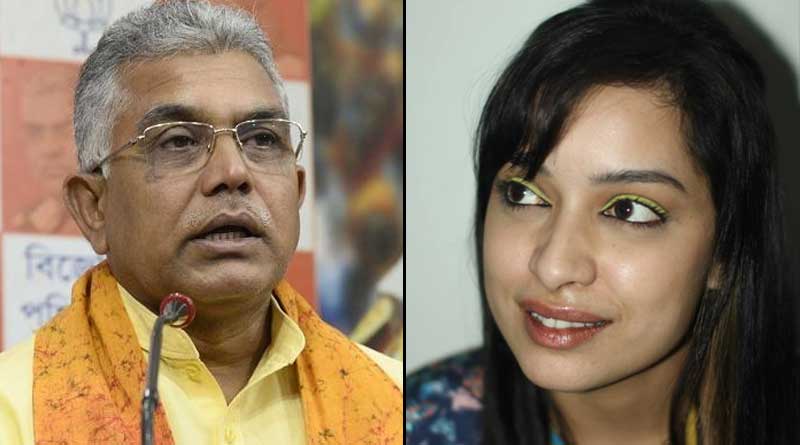 BJP State President Dilip Ghosh attacks actress Rimjhim Mitra । Sangbad Pratidin