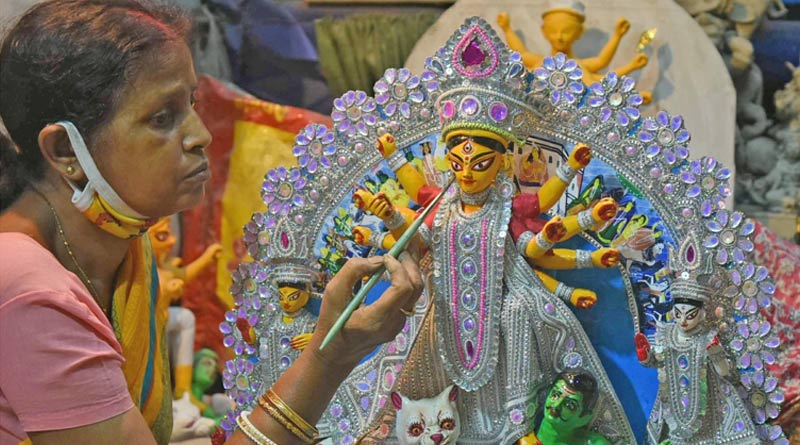 Kumartuli is reviving ahead of Durga Puja 2021 | Sangbad Pratidin