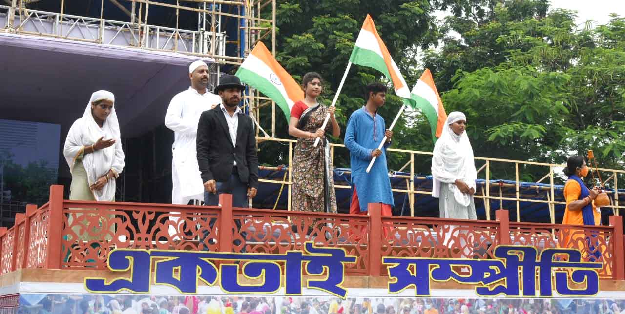Independence Day parade preparation in Bengal