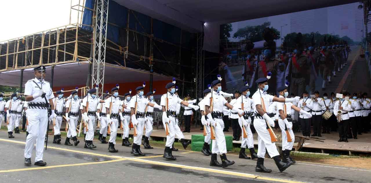 Independence Day parade preparation in Bengal