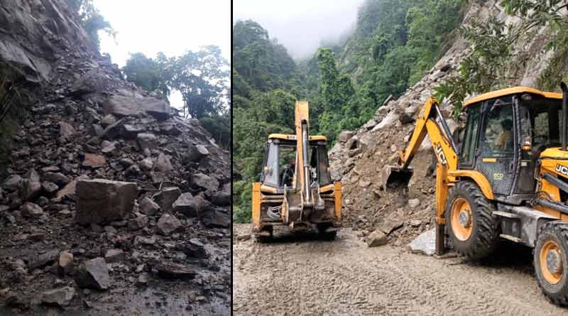Landslide: লাগাতার বৃষ্টিতে ১০ নম্বর জাতীয় সড়কে ফের ধস, বাংলা-সিকিম যোগাযোগ বিচ্ছিন্ন