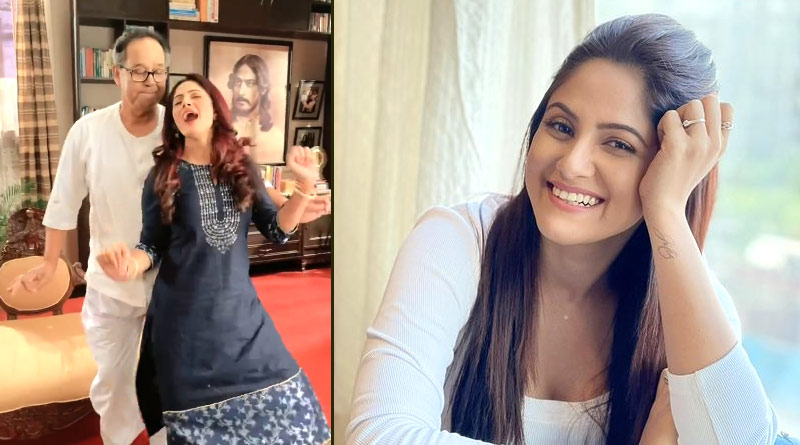 ‘আও টুইস্ট করে’, Khorkuto’র সেটে জ্যাঠাশ্বশুরের সঙ্গে বিন্দাস নাচ ‘গুনগুনে’র