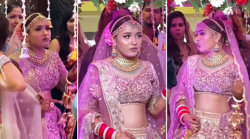 Viral Video: নিজের বিয়ের আসরেই ঢুকতে নারাজ কনে, কারণ জানলে চমকে যাবেন!