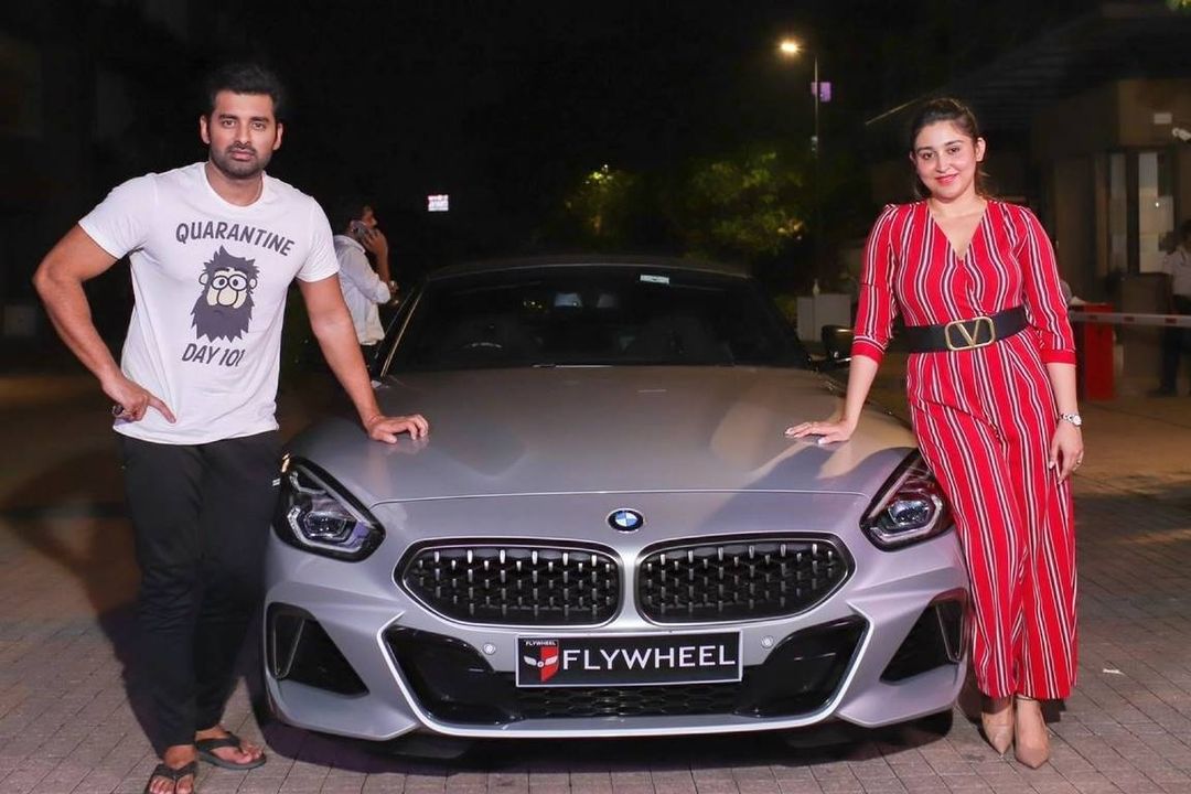 Ankush Hazra and Oindrila Sen's new BMW 