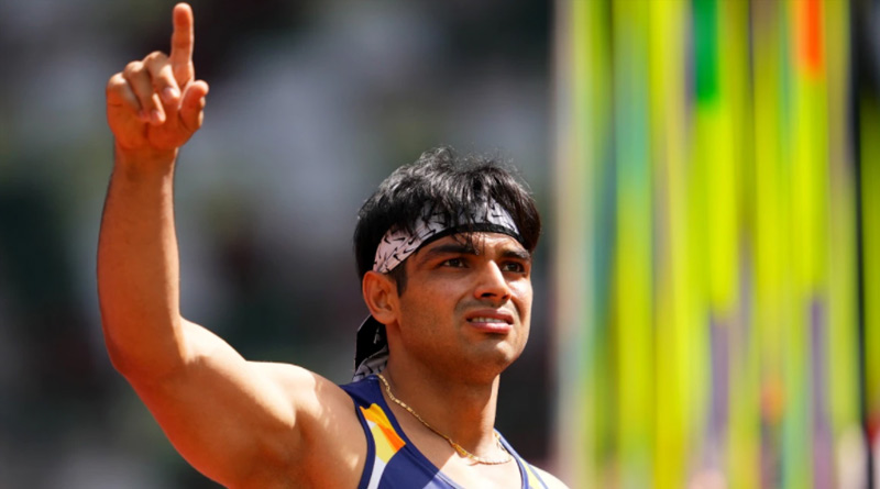 Neeraj Chopra makes history by winning gold in Javelin Throw at Tokyo Olympics | Sangbad Pratidin