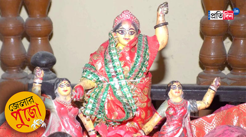 কাটোয়ার এই গ্রামে ‘কাঁথেশ্বরী’ রূপে পূজিতা হন দুর্গা, ৮০০ বছরের পুরনো এই প্রথার কারণ কী?