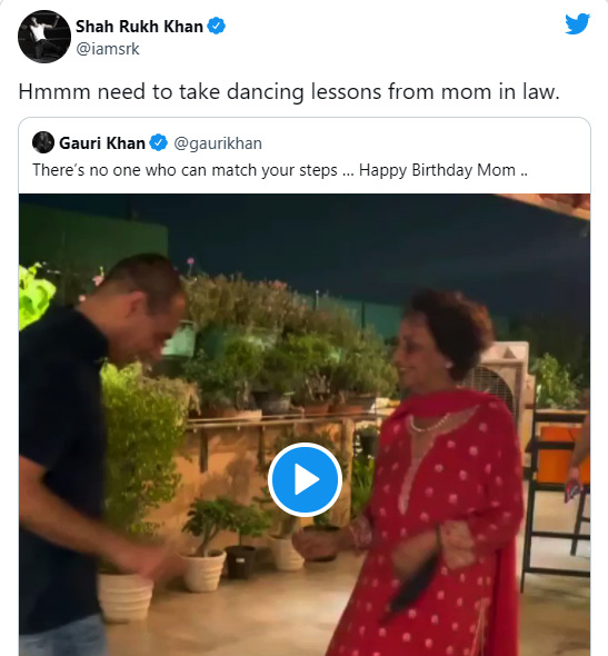 Shah Rukh Khan wants learn this from his mother in law