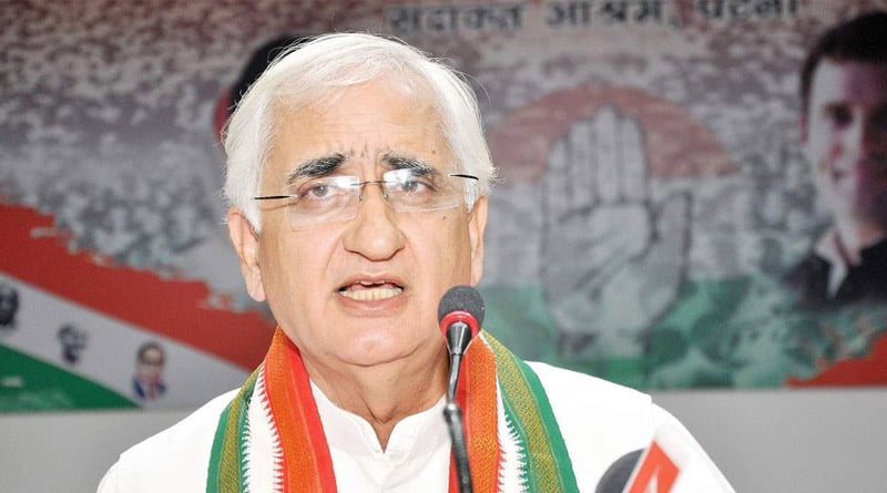 Congress leader Salman Khurshid had landed in controversy over his new book on Ayodhya | Sangbad Pratidin