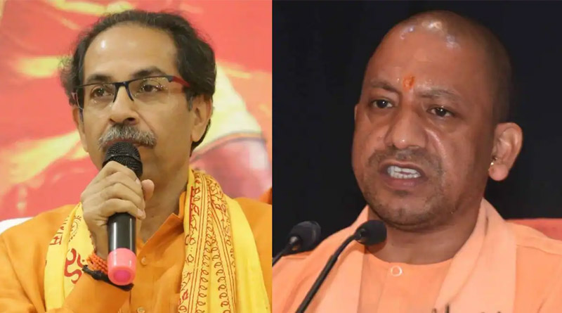 হিন্দু ভোট কাটাকাটিই লক্ষ্য! যোগীর উত্তরপ্রদেশে ১০০ আসনে লড়বে শিব সেনা