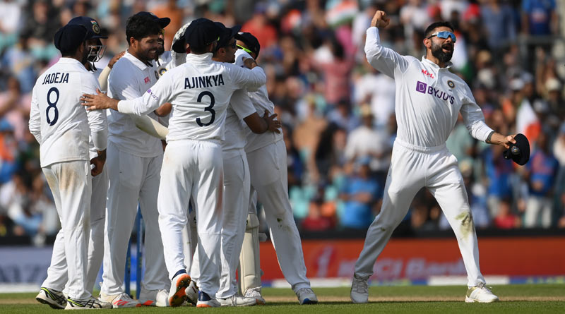 India vs England: বিধ্বংসী উমেশ, অশ্বিন বিতর্ক পিছনে ফেলে ওভাল টেস্টে দুরন্ত জয় কোহলিদের