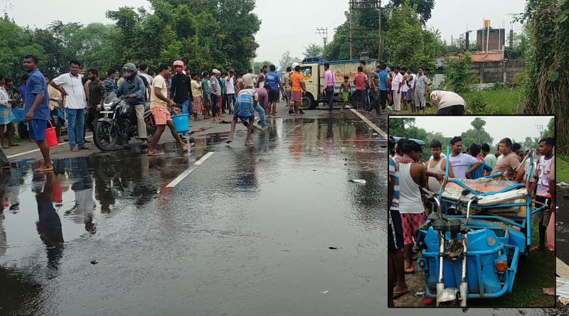 লক্ষ্মীপুজোর দিন মর্মান্তিক দুর্ঘটনা বর্ধমানে, লরি-টোটোর মুখোমুখি সংঘর্ষে মৃত চার