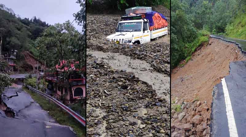 একের পর এক রাস্তায় ধস, সেতুতে ফাটল, দেখুন বৃষ্টি বিপর্যস্ত উত্তরবঙ্গের ভয়ংকর ছবি