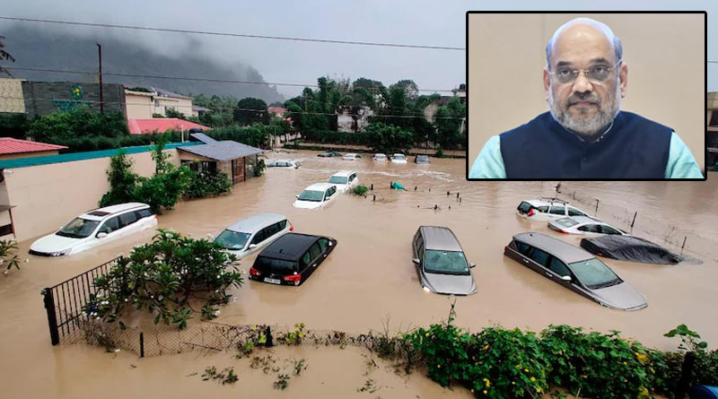 Union Home Minister Amit Shah to visit flood effected Uttarakhand today | Sangbad Pratidin