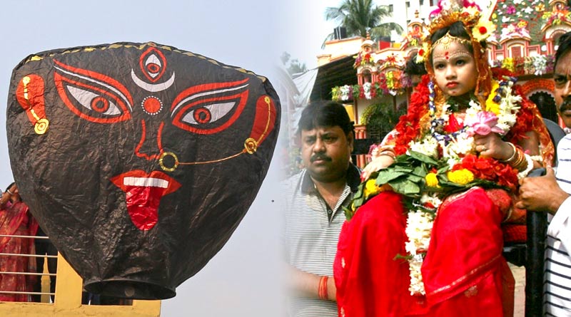 কুমারী পুজো থেকে ফানুস উৎসব, ছবিতে দেখুন কলকাতার কালীপুজো-দীপাবলি