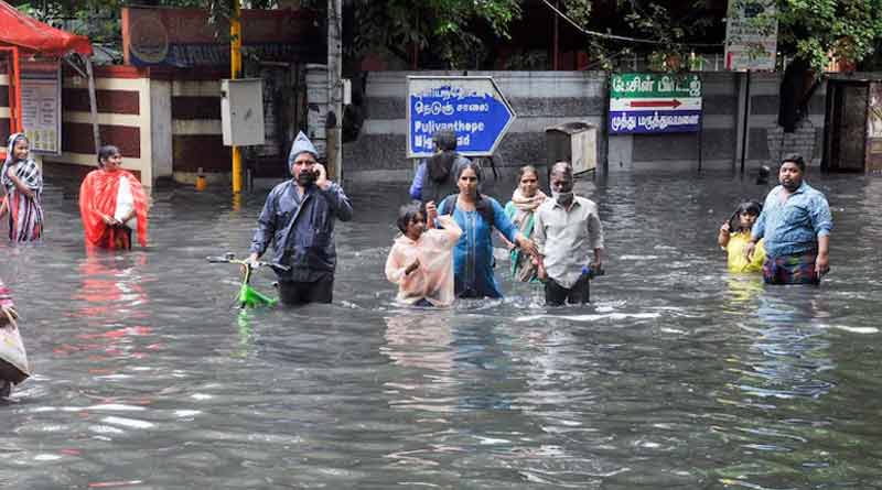 At least 12 people died as heavy rains lashed Tamil Nadu । Sangbad Pratidin