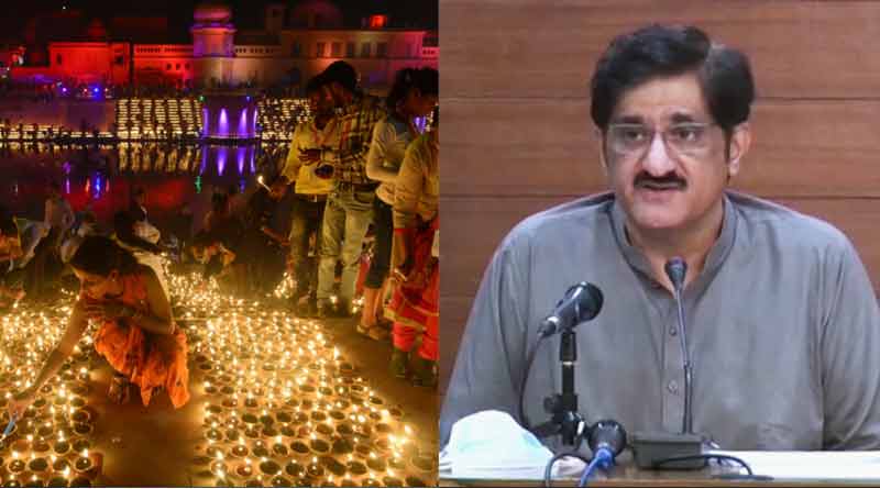 Pakistan's Sindh Chief Minister posts Holi message on Diwali, trolled | Sangbad Pratidin