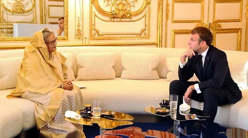 Bangladesh PM Sheikh Hasina meets French President Emmanuel Macron | Sangbad Pratidin