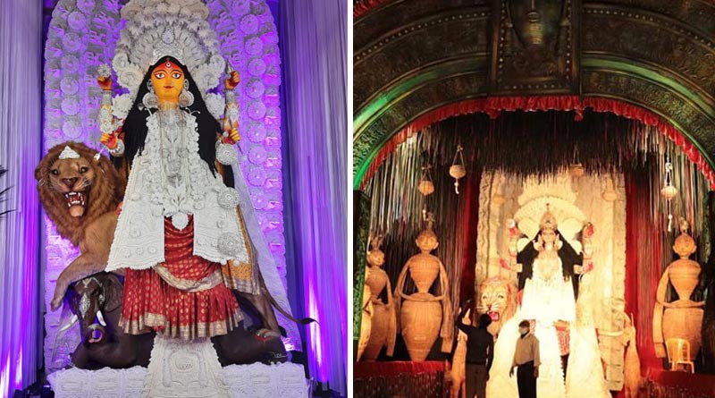 জগদ্ধাত্রী পুজো উপলক্ষে সেজে উঠেছে হুগলি, ছবিতে দেখুন নানা মণ্ডপের প্রতিমা
