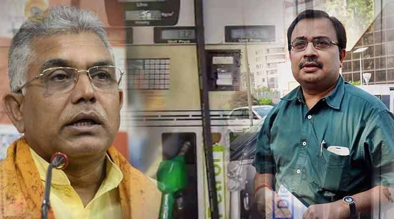 ‘পেট্রল-ডিজেলের ভ্যাট কমাক রাজ্যের জনদরদী সরকার’, কেন্দ্রের উদাহরণ টেনে খোঁচা দিলীপের