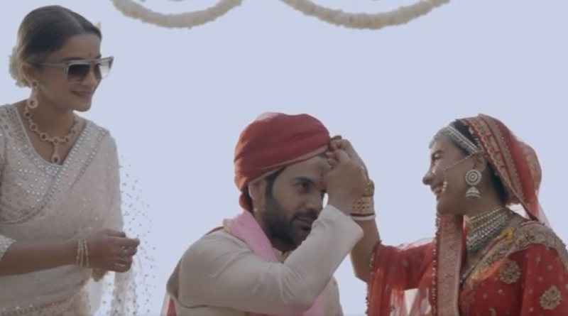 Actor Rajkummar Rao shares a glimpse of his wedding with Patralekhaa on Instagram। Sangbad Pratidin