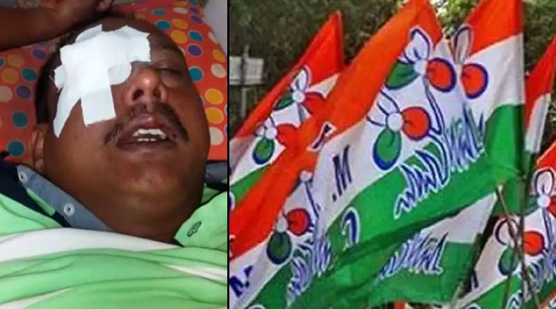 TMC worker thrashed allegedly by BJP worker in Tripura । Sangbad Pratidin