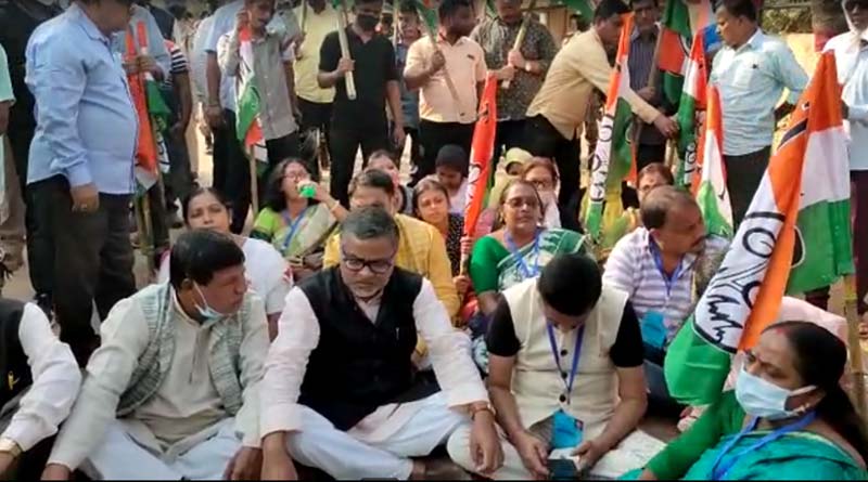 Tripura Municipal Election LIVE UPDATE: TMC stages protest in front of Purba Agartala Police Station
