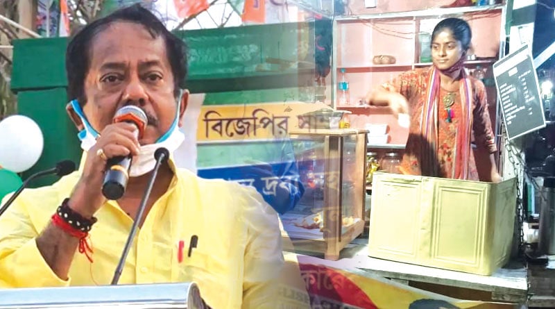 West Bengal minister Jyotipriya Mallick assures young entrepreneur 'MA English Chaiwali' Tuktuki Das with all govt. assistance | Sangbad Pratidin
