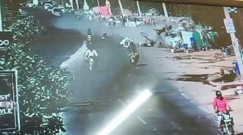 At least 1 killed and 8 injured as car mows down bikers in Jodhpur | Sangbad Pratidin