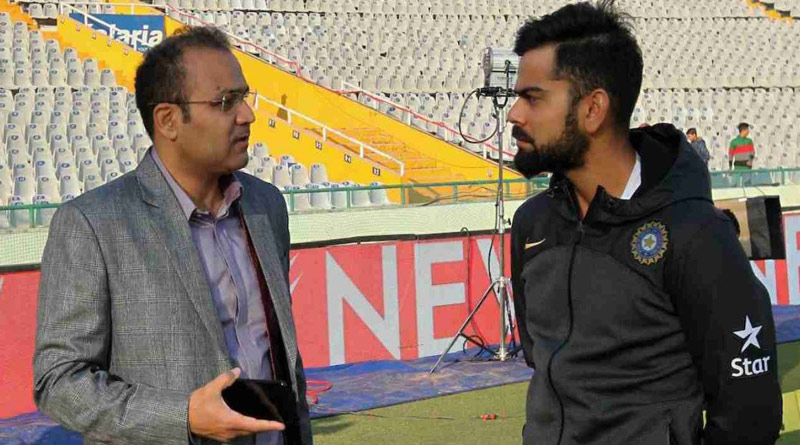 Virender Sehwag revealed how he and MS Dhoni saved Virat Kohli from getting dropped from the Test team | Sangbad Pratidin