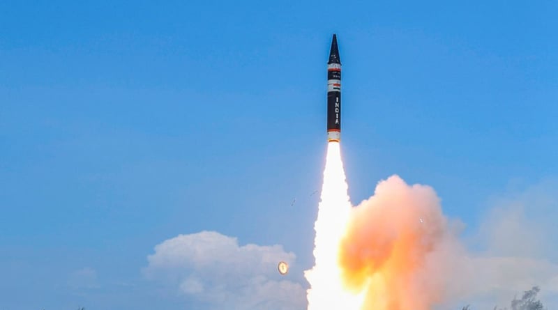 India test fires Agni Prime Missile। Sangbad Pratidin
