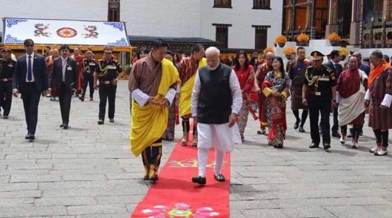 Bhutan confers the country's highest civilian award to Prime Minister Narendra Modi | Sangbad Pratidin