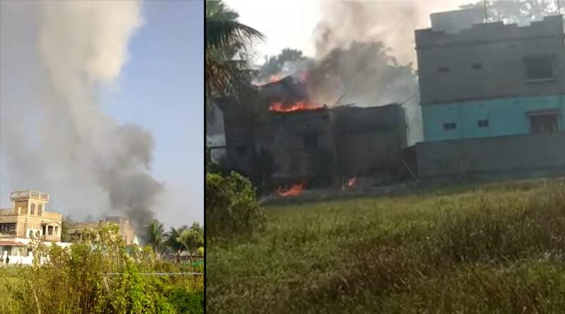 নোদাখালিতে বাজি কারখানায় বিস্ফোরণ, আগুনে ঝলসে মৃত অন্তত ৩