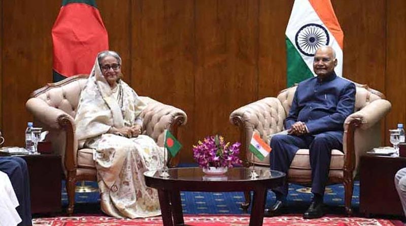 Bangladesh PM Sheikh Hasina meets President Ram Nath Kovind | Sangbad Pratidin
