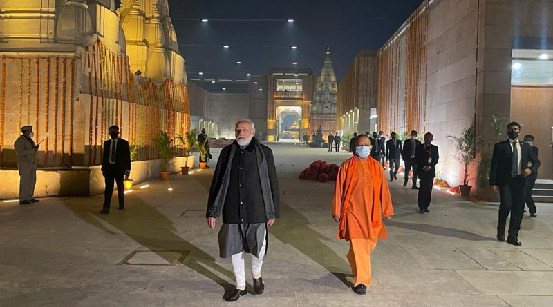 PM Narendra Modi visits Kashi temple, Banaras railway station | Sangbad Pratidin