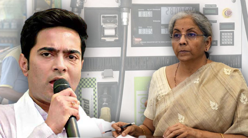 পেট্রোপণ্যের শুল্কে বিপুল আয় কেন্দ্রের, সংসদে অভিষেকের প্রশ্নের উত্তরে স্বীকারোক্তি অর্থমন্ত্রকের