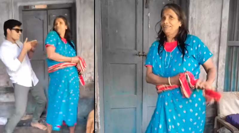 ঘরোয়া পোশাকে বারান্দায় উদ্দাম নাচ, ফের ভাইরাল রানু মণ্ডল