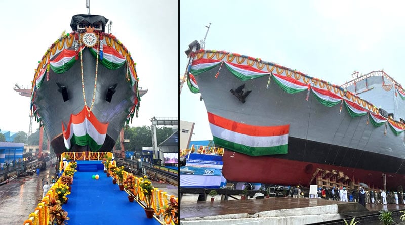 GRSE Kolkata launches the large survey ship ‘Sandhayak’ | Sangbad Pratidin